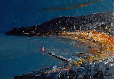 Кручинкин Юрий - Ялта. Этюд. Картон, масло 15х20 см 
Признанный мастер живописи Кручинкин Юрий 