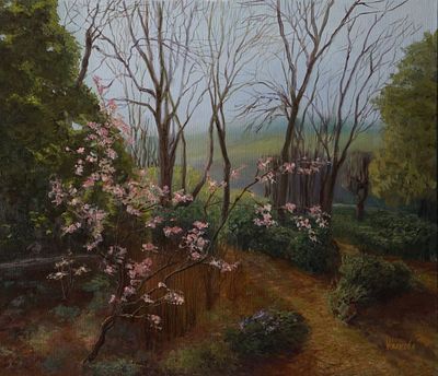 Маргарита Жаркова - Южная весна. Холст, масло. 50Х60. 2021. Маргарита Жаркова член Творческого 