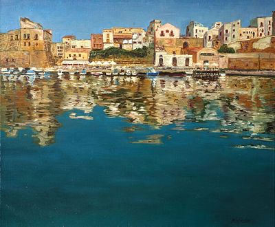 Маргарита Жаркова - Старый город. Сицилия.
Холст, масло. 50х60. 2019. Маргарита Жаркова член 