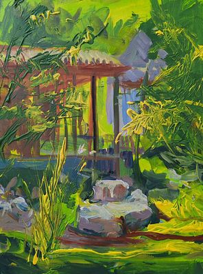 Людмила Ожиганова - Восточный пейзаж. 40х30 см. Людмила Ожиганова — выдающийся современный 