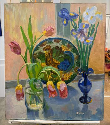 Татьяна Явишева 
&laquo;Весеннее настроение&raquo; 
Холст, масло 
70х60 