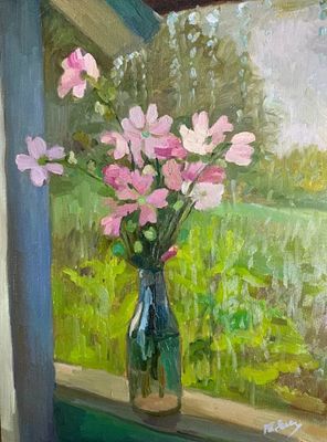 Явишева Татьяна Михайловна 
Название: В дождливую погоду
Размер: 55х70
Стиль: 