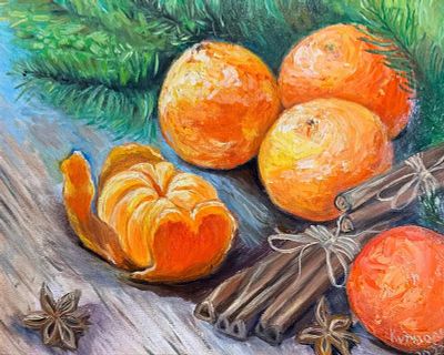 Светлана Кутузова - Новогодний аромат . Светлана Кутузова 
Художник - живописец 
г. Москва 
Член 