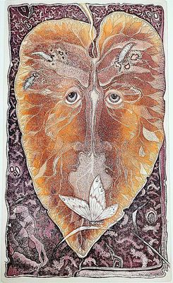 Виктор Кобзев - Лист. 30х50 см. Офорт. ФРАНЦУЗСКАЯ БУМАГА РУЧНОГО ЛИТЬЯ 
Каждый оттиск уникален. 