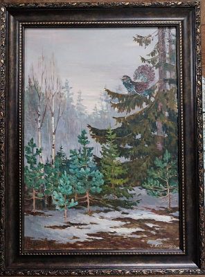 Лапшина Ольга - "Мелодия весны", х, м, 50х35, 2023 г. Лапшина Ольга Игоревна 
Родилась 22 апреля 