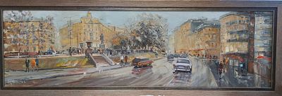 Светлана Крупень - Вид на Тургеневскую площадь