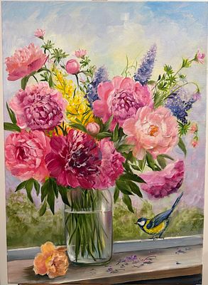 Ирина Уздина - Летнее настроение, холст, масло 50х70 см. Ирина Уздина — талантливая русская 