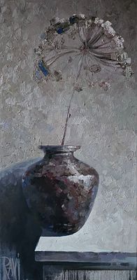 Наталья Ravi - Серия "Минимализм"
"СТАРИННЫЙ КУВШИН"
Холст, масло, 90х45см. Наталья Ravi 