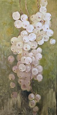 Наталья Ravi - NATASHA RAVI
Серия "SMORODINKA"
"Белая смородина"
Холст, масло, 100х50см. Наталья 