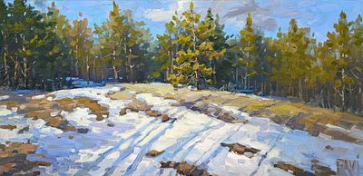 Наталья Ravi - NATASHA RAVI
"Ранняя весна" 
. холст , масло, 90х40см. Наталья Ravi (Чибрикова) – 