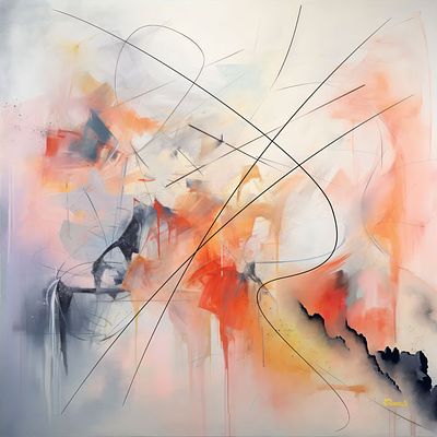 Алекс Дi - В поиске себя . 70х70 см холст. 
Digital Art (цифровая живопись). Выполняются вручную 