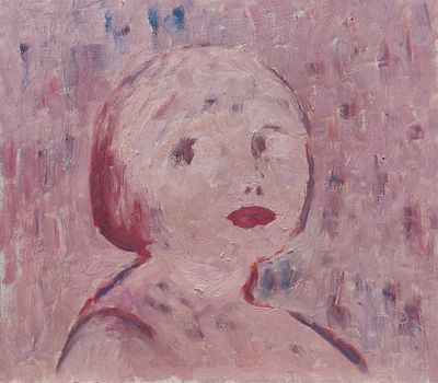 Геннадий Степанович Райшев (1934-2020) - Завлекающая. 2001. ДВП/ масло. 33,2х37,6 см. 
С ПОДПИСЬЮ 