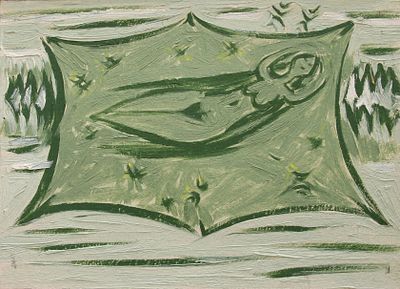 Геннадий Степанович Райшев (1934-2020) - Травяные Венеры №1
1981. Картон/ масло. 24,8x34,6 см. Пров 