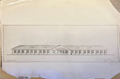 [Из архива архитектора Георгия Градова-Сутягина] Проект школы 10-летки для сельских районов 1930-к.