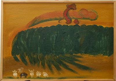 Геннадий Степанович Райшев (1934-2020) - Женские бредни
1981. Картон, масло. 35x50,2 см. . Провенанс 