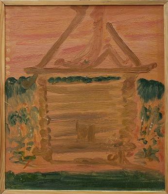 Геннадий Степанович Райшев (1934-2020) - Мужские бредни
1981. Картон, масло. 41,5x35,8 см. Провенан 