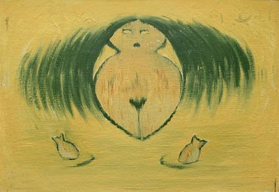 Геннадий Степанович Райшев (1934-2020) - Венера с рыбками
Из серии &laquo;Хантыйские Венеры&raquo;. 1982. 