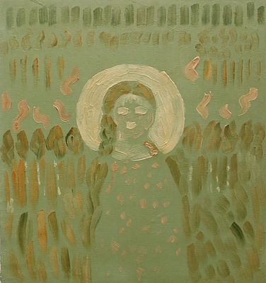 Геннадий Степанович Райшев (1934-2020) - Девочка-краса
1994-1997 гг. (?). Холст, масло. 30x27 см. П 