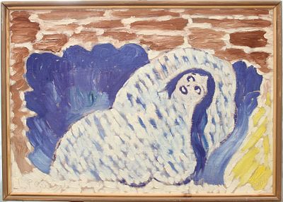 Геннадий Степанович Райшев (1934-2020) - Ночное купание
2004. ДВП/ масло. 35x49,5 см. Провенанс: 