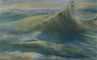 Мария Фотиеева - "Штормит" Холст, масло 90/80