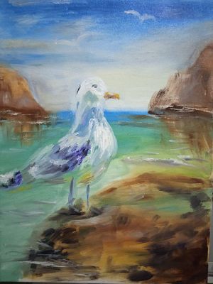 Мария Фотиеева - Чайка. Холст, масло 30/40
