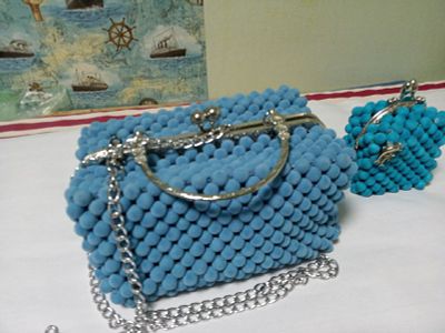 Мария Фотиеева - Сумка из бархатных бусин