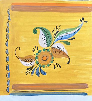 [Эскиз] Зоя Архипова. 17х19 см. 
Художник прикладного искусства. Окончила МХПУ им. М. И. 