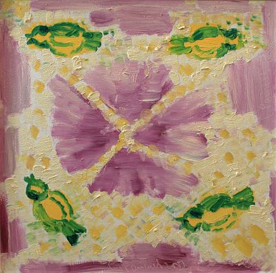 Геннадий Степанович Райшев (1 ноября 1934 – 8 ноября 2020) - Четыре синички/ 2007 г. ДВП, масло. 