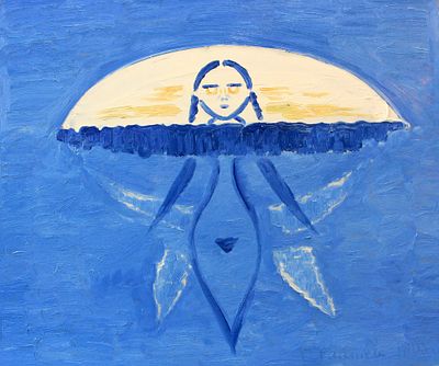 Геннадий Степанович Райшев (1 ноября 1934 – 8 ноября 2020) - Образ женщины-куклы. 2005 г. ДВП 