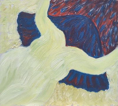 Геннадий Степанович Райшев (1 ноября 1934 – 8 ноября 2020) - Отдых. 2001. ДВП/ масло. 33,8х37,8 см. 