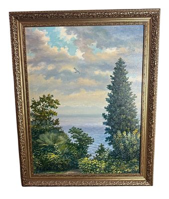 Алексей Алексеевич Данилин 
&laquo;Крым. Вид на море&raquo;, 1991 
Холст, масло 
