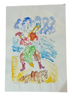 Геннадий Степанович Райшев (1934–2020) - &laquo;Конёк горбунок&raquo;, иллюстрация к книге П. П. Ершова, 2011. 