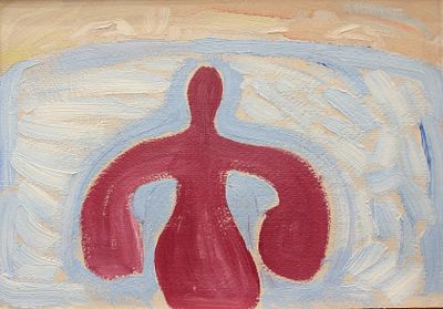 Геннадий Степанович Райшев (1 ноября 1934 – 8 ноября 2020) - Баба с вёдрами, холодное утро, 1998. 