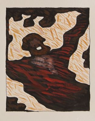 Геннадий Степанович Райшев (1934-2020) - Композиция "Углежоги". Иллюстрация к уральским сказам 