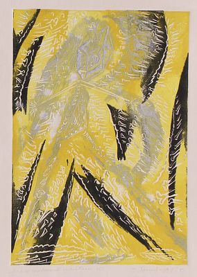 Геннадий Степанович Райшев (1934-2020) - Механический шайтан №1, 1985 г. Бумага, цветная 