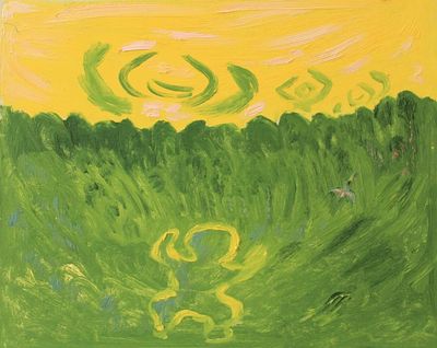 Геннадий Степанович Райшев (1934-2020) - Озорничают
1978-1980 гг. ДВП, масло. 32,3x40,3 см. в раме 