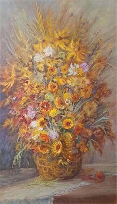 Татьяна Дмитриева - Осенний букет, х/м , 60х.100, 2008