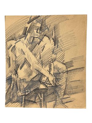 Фёдор Рабичев - Натурщица. Бумага, карандаш 30Х35 см. Фёдор Леонидович Рабичев 
Родился в Москве. 