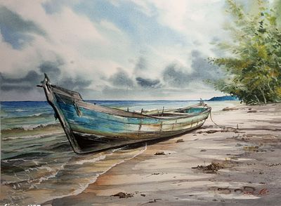 Юрий Казьмин - "Отлив", 29&times;42 см
Акварель, бумага. Юрий Александрович Казьмин — уникальный 