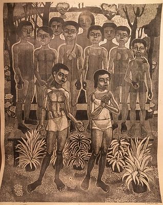 Виктор Шмохин - Из жизни в городе Баку. "Дети поют о мире, Дети поют о счастье." 1964 год. б./ 