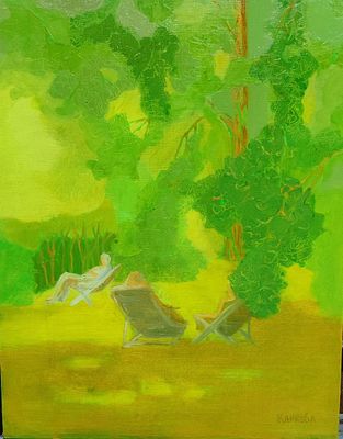 Маргарита Жаркова - "Начало лета". 50х40.Холст, масло. 2026. Маргарита Жаркова член Творческого 