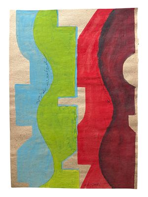 Юрий Раковский - "Соперницы", 2008. Бумага, гуашь. 42х30 см. Юрий Александрович Раковский — 