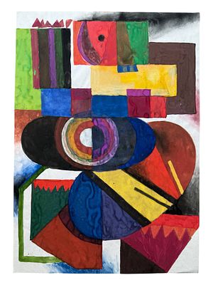 Юрий Раковский - "Всевидящее око", 2010, 30х42 см. Бумага, гуашь. Юрий Александрович Раковский — 
