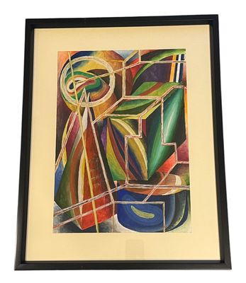 Раковский Юрий Александрович (1963) &laquo;Супремус 2&raquo;, 2007, 30х40см . 
Бумага, гуашь