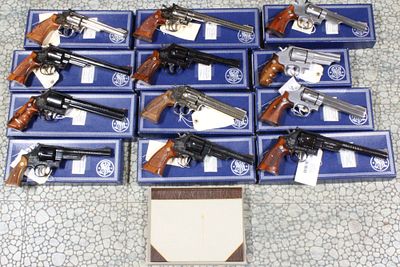 Smith & Wesson "The Twelve Revolvers" — Complete Commemorative Set Set #159 of 500 Produced. Smi 