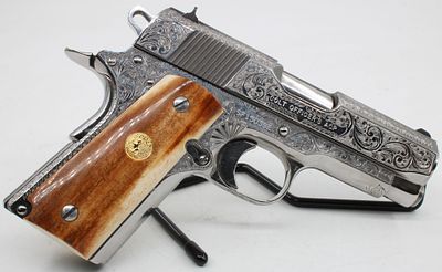 Colt MK IV Series 80 Officer’s ACP .45 ACP Semi-Automatic Pistol, S/N SF15038E, w/ Box. Colt MK 