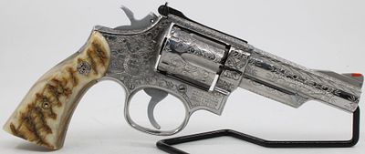 Smith & Wesson Model 66-2 .357 Magnum Double Action Revolver — S/N 115K557 Stainless Steel. Smit 
