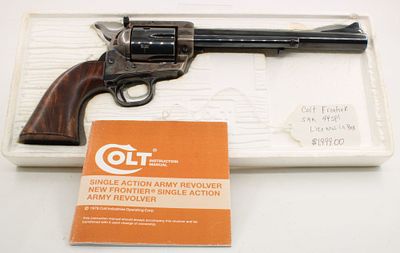 Colt .44 Special New Frontier Single Action Army S/N: 06275NF 7.5" barrel original box. Colt New 