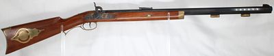 Made in Italy .50 Caliber Black Powder Rifle, S/N 202928 — As-Is, No Ramrod. Italian-manufactured 