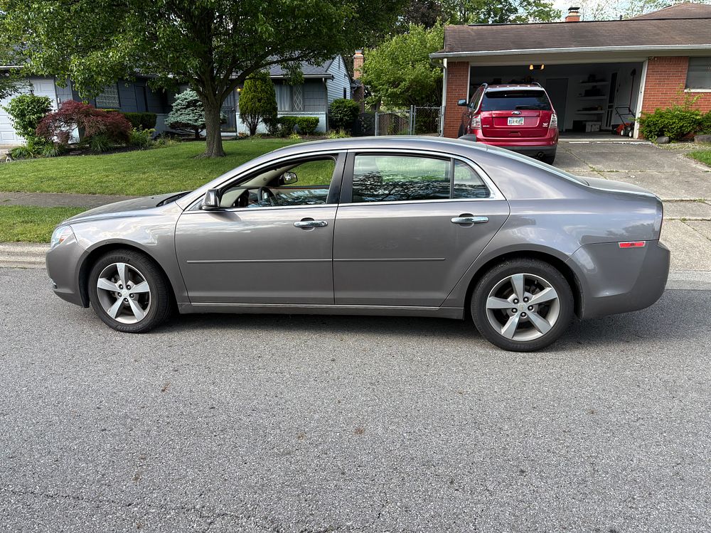 Burns Auction & Appraisal | 2012 Chevrolet Malibu 1LT Sedan 60,108 miles ONE OWNER CARFAX